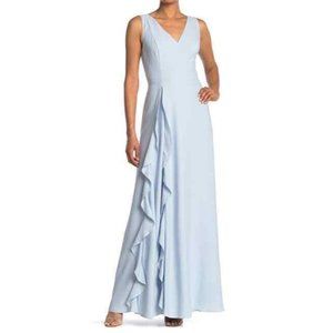 Ted Baker  London Azaelea V-Neck Ruffle Maxi Dress